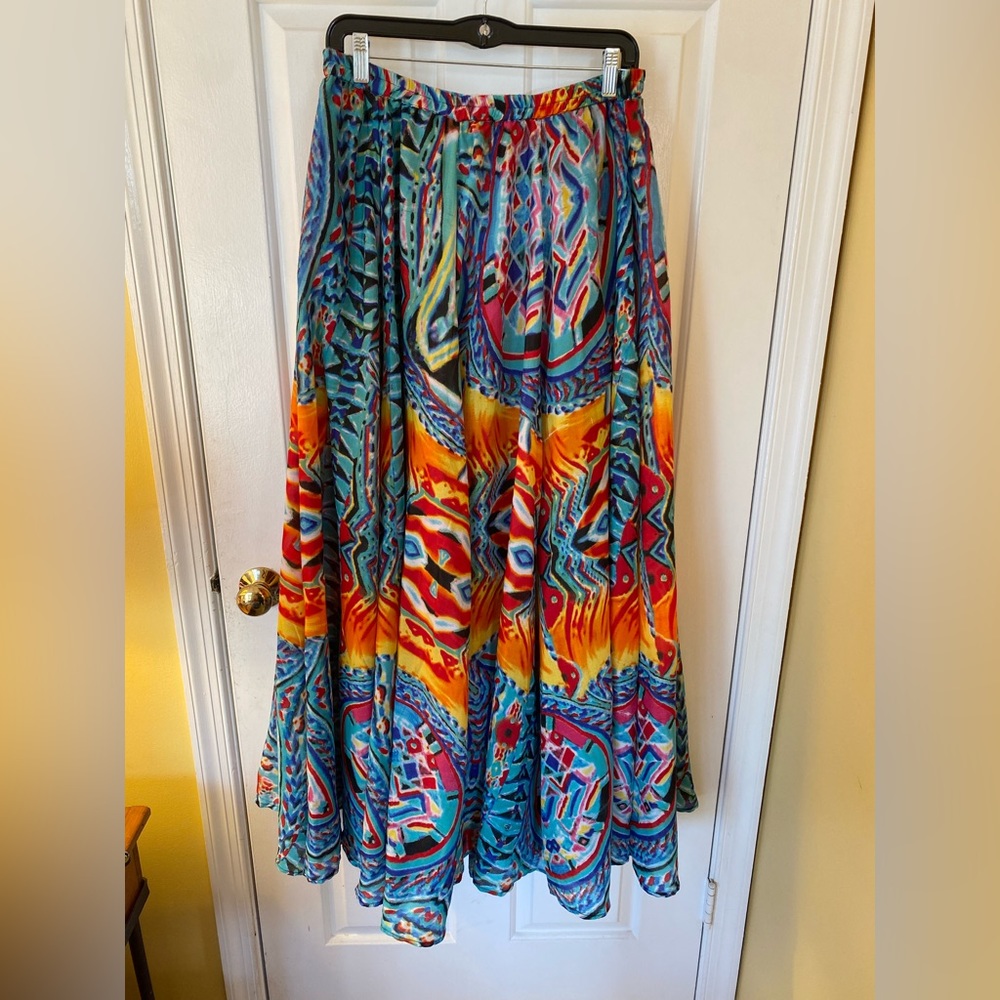 Multi-Colored Maxi Skirt